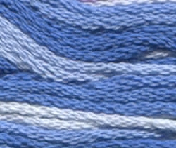 Varigated Embroidery Threads Blues(23)